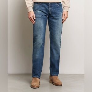 A.P.C. Petit New Standard Jeans 34 x 32 Dark Wash Straight Slim Selvedge Style